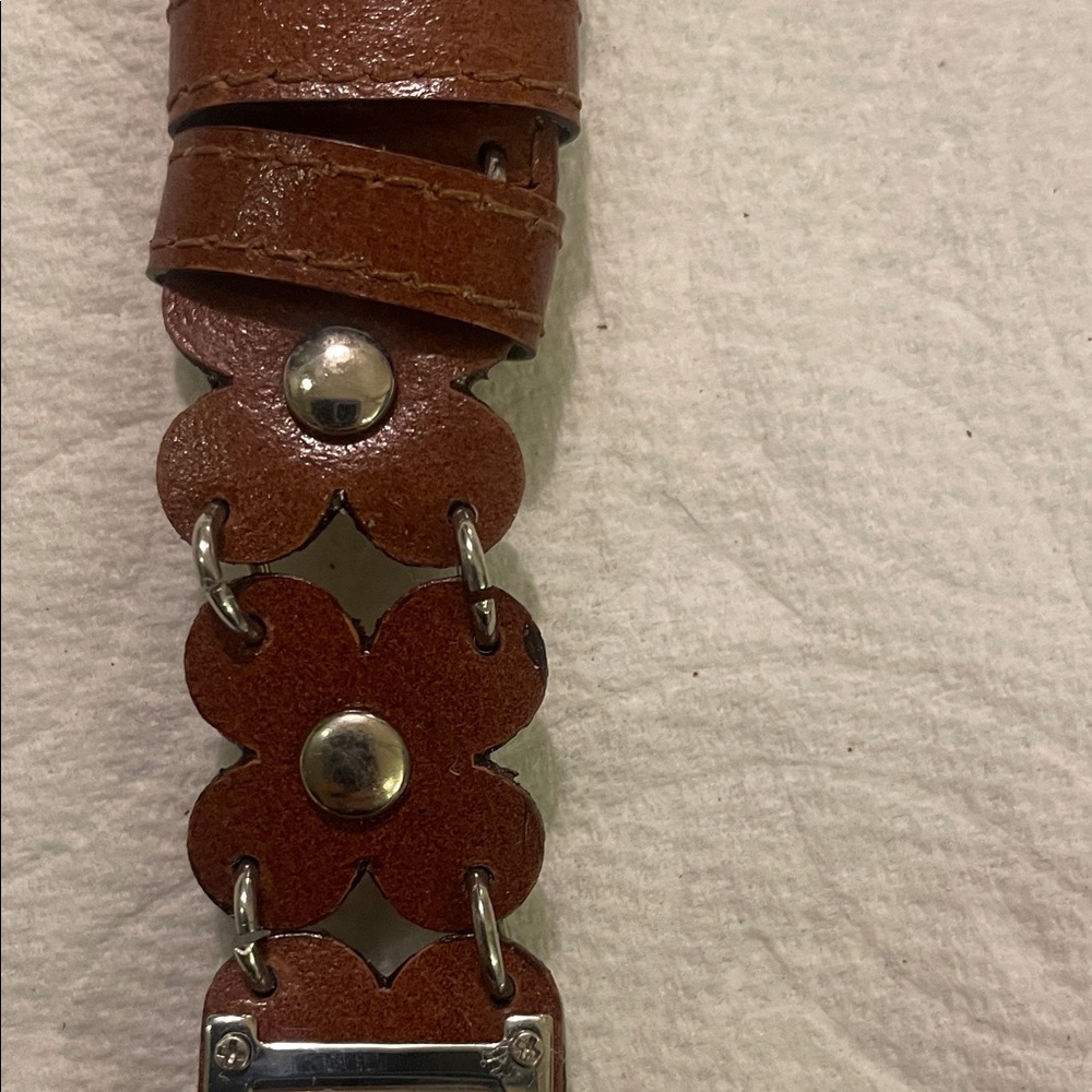 Soda Silver and Brown Rectangular Watch - image 8